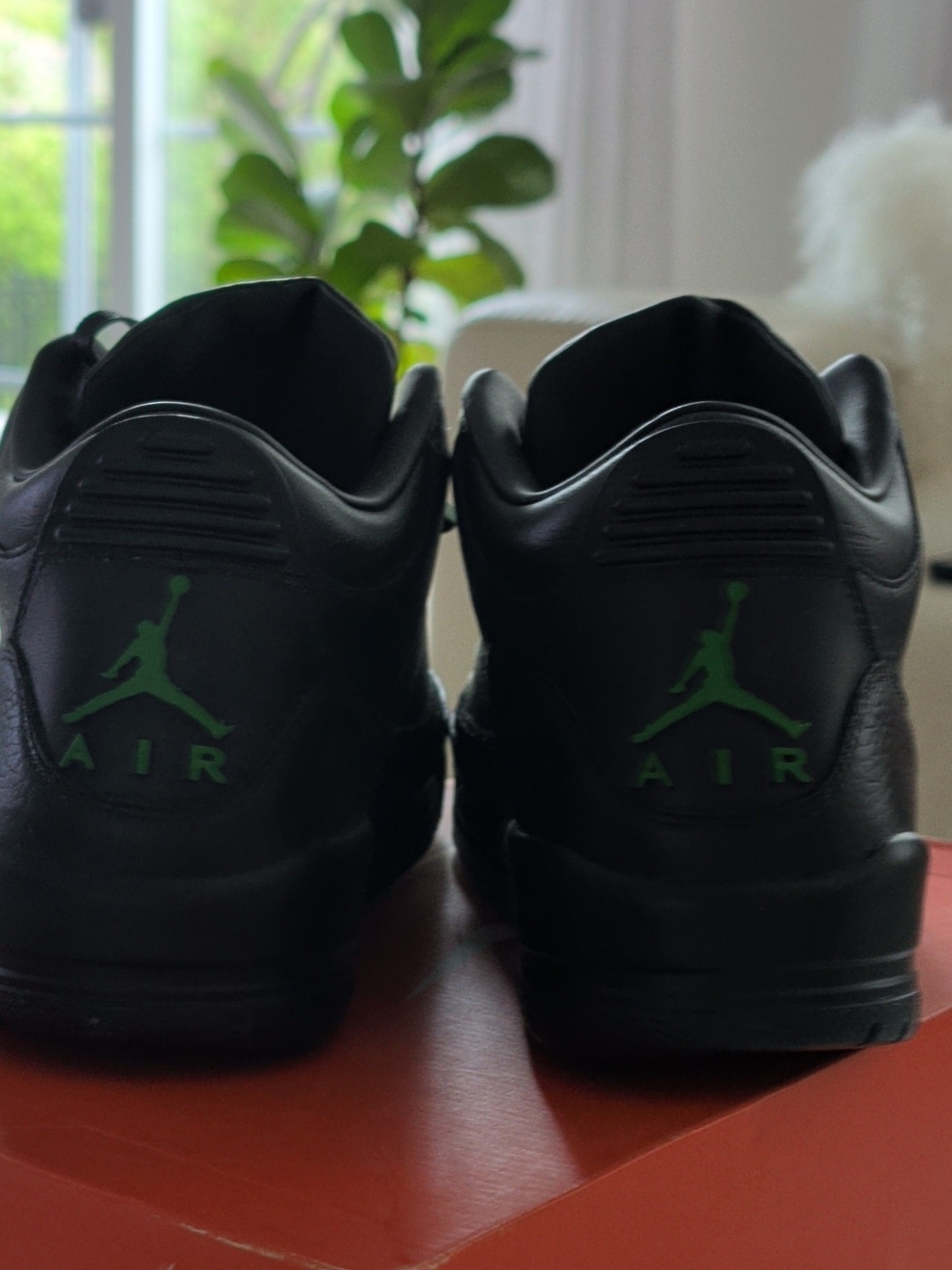 Custom Nike Jordan 3's Men’s Black and Green Low-Top Sneakers - Picture 11 of 14